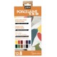 Pebeo Porcelaine 150 Ceramic Paint Exploration Set #2 12 x 20 ml 757472